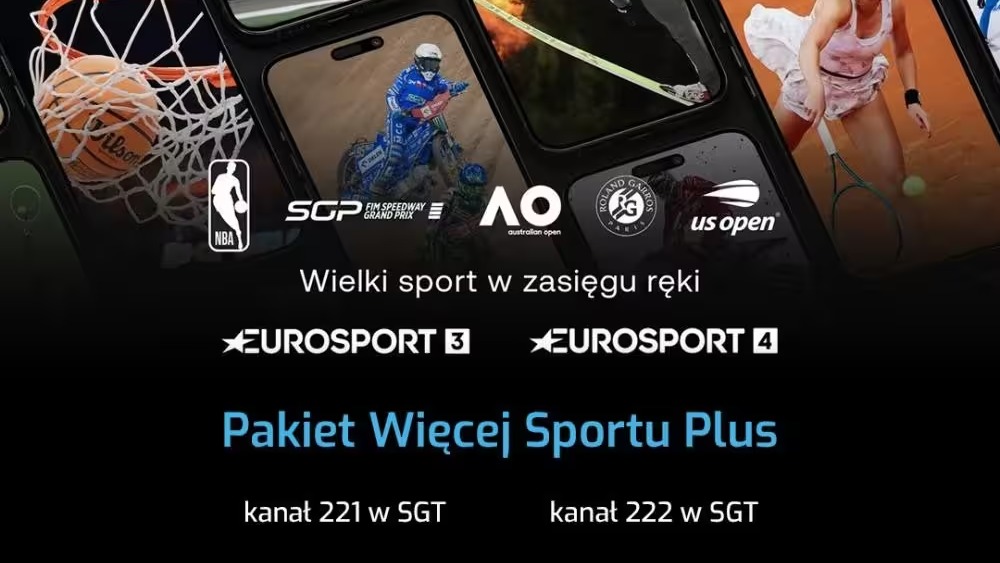 Nowe kanały Eurosport 3 i Eurosport 4 w pakiecie Więcej Sportu Plus JAMBOX