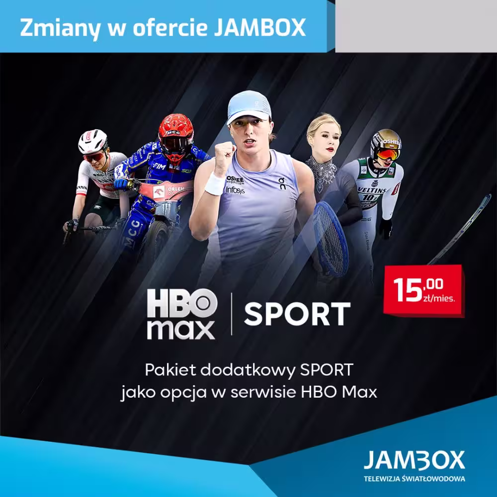 2026-09-zmiany-max-sport Nowy pakiet dodatkowy Sport w serwisie HBO Max za 15 zł miesięcznie